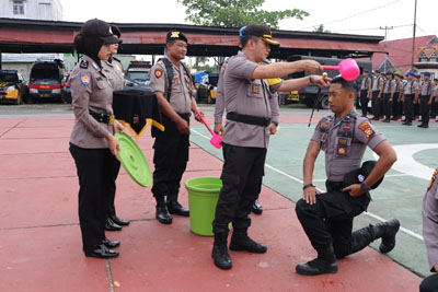 Seluruh Personel Polres Inhil Diingatkan Tidak terlibat Penyalahgunaan dan Peredaran Narkoba